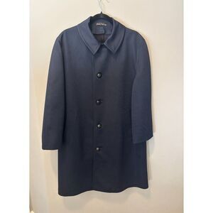 Harbor Master John Weitz Navy Blue Dress Coat‎ Vintage 40 Short Collectible